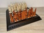 Wooden Chess set: Classic Chess Board + pieces "Game of Thrones"/ "Knights" - Image 4