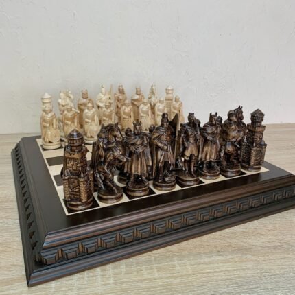 Chess set: Chess Board "Royal Сlassic" + pieces "Knights"