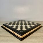 wooden chess board; classic design; handmade