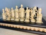 Wooden Chess set: Classic Chess Board + Chess Pieces "Knights" & "Cossacks" - Image 9