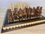 Wooden Chess set: Classic Chess Board + Chess Pieces "Knights" & "Cossacks" - Image 7