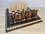 Wooden Chess set: Classic Chess Board + Chess Pieces "Knights" & "Cossacks" - Image 6