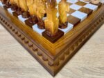Chess Set: Classic Chess Board "Ombre" + chess pieces "Knights" Super glossy - Image 3