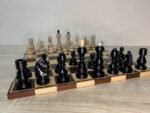 Classic Chess set: Chess board + black pieces "Classic Luxe" - Image 5