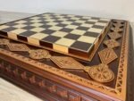 Wooden Chess board "Royal Classic" Decorated with beads - Image 9