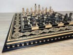 Wooden Chess Set: Board "Bright Art" + Chess pieces "Classic Deluxe" - Image 4