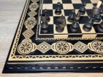 Wooden Chess Set: Board "Bright Art" + Chess pieces "Classic Deluxe" - Image 7