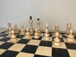 Wooden Chess Set: Board "Bright Art" + Chess pieces "Classic Deluxe" - Image 9