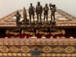 Wooden Chess Set: Board "The Art of a Winner" with 2 Drawers + Chess pieces "Armed Forces of Ukraine" / "Cossacks" - Image 5