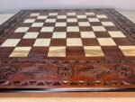 Wooden Chess Board Handmade Ash Wood - Image 8