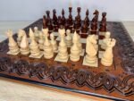 Wooden Chess set: Chess Board + chess pieces "Elite" - Image 7