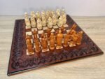 Chess set: Chess Board “Waves of Aspirations” + chess pieces "Cossacks / Knights" - Image 4