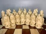 Chess set: Chess Board “Waves of Aspirations” + chess pieces "Cossacks / Knights" - Image 8