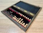 Wooden Chess set: Folding Board "Star of Life" with Velvet-lined Storage + pieces "Classic Deluxe" - Image 9
