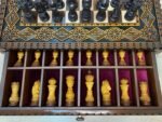 Chess Set: Chess Board “The Art of a Winner” with 2 Drawers and Cells for Storing each Chess piece + Pieces "Elegant Classic" Super glossy finish - Image 7