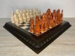 Wooden Chess set: Classic Chess Board + pieces "Game of Thrones"/ "Knights" - Image 2