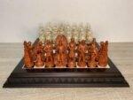 Wooden Chess set: Classic Chess Board + pieces "Game of Thrones"/ "Knights" - Image 6
