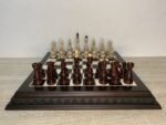 Wooden Chess set: Classic Chess Board + Glossy Chess Pieces "Elite" - Image 6
