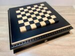 Wooden Chess Board with 2 Drawers for Storing chess pieces - Image 9