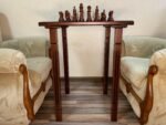 Wooden Chess set: Classic Chess Table + chess pieces "Staunton" - Image 9
