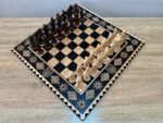 Chess set: Board "Star of Life" + pieces "Knights" / "Cossacks" - Image 2