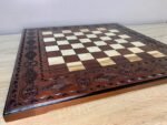 Wooden Chess Board Handmade Ash Wood - Image 6