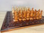 Chess set: Chess Board “Waves of Aspirations” + chess pieces "Cossacks / Knights" - Image 5
