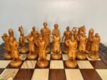 Chess set: Chess Board “Waves of Aspirations” + chess pieces "Cossacks / Armed Forces of Ukraine" - Image 7