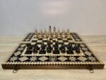 Wooden Chess set: Folding Board "Star of Life" with Velvet-lined Storage + pieces "Classic Deluxe" - Image 3