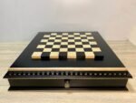 Wooden Chess Board with 2 Drawers for Storing chess pieces - Image 4