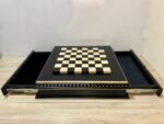 Wooden Chess Board with 2 Drawers for Storing chess pieces - Image 6