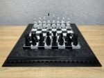 Chess Set: Wooden Chess Board "Waves of Aspiration" + glossy pieces "Elite" - Image 3