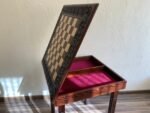 Wooden Сhess Table "Waves of Aspiration" with storage box for chess pieces - Image 6
