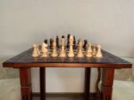 Wooden Chess set: Classic Chess Table + chess pieces "Staunton" - Image 7