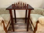 Wooden Chess set: Classic Chess Table + chess pieces "Staunton" - Image 5