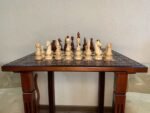 Wooden Chess set: Classic Chess Table + glossy chess pieces "Elite" - Image 8
