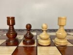 Wooden Chess Pieces "Classic Deluxe" ONLY carved maple wood family game chess set unique exclusive handmade gift woodcarving - Image 6