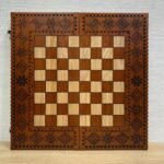 Folding Chess Board “Star of Life” with soft Storage for chess pieces - Image 5