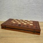Folding Chess Board “Star of Life” with soft Storage for chess pieces - Image 4
