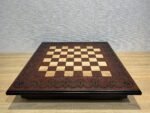 Wooden Chess Board with Storage Ash Wood - Image 2