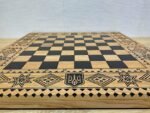 Folding Chess Board “Star of Life” with Velvet-lined Storage for chess pieces, Ukrainian symbols - Image 7