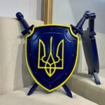 Wooden Coat of arms of Ukraine - Ukrainian Trident - Image 8