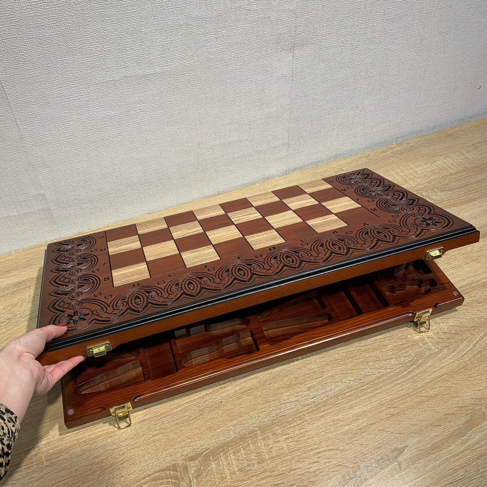 il_fullxfull.5961811248_da5w-scaled-1.jpg Unique folding chess board with a compartment for storing each chess piece.