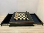 Chess Set: Wooden Board with Storage + Chess Pieces "Classic Deluxe" - Image 9