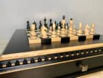 Chess Set: Wooden Board with Storage + Chess Pieces "Classic Deluxe" - Image 8