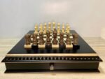 Wooden Chess Set: Board with Storage + Chess Pieces "Elegant Classic" - Image 5