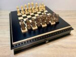 Wooden Chess Set: Board with Storage + Chess Pieces "Elegant Classic" - Image 2
