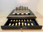 Wooden Chess Set: Board with Storage + Chess Pieces "Elegant Classic" - Image 7