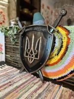 Wooden Coat of arms of Ukraine - Ukrainian Trident - Image 7
