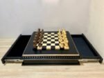Wooden Chess Set: Board with Storage + Chess Pieces "Elegant Classic" - Image 9